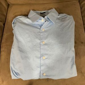 Mens express slim fit dress shirt size small